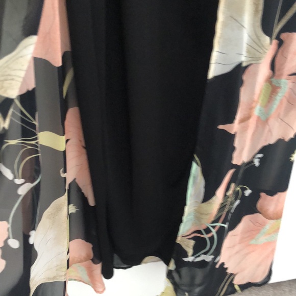 Lulus black floral print maxi dress - Picture 9 of 11